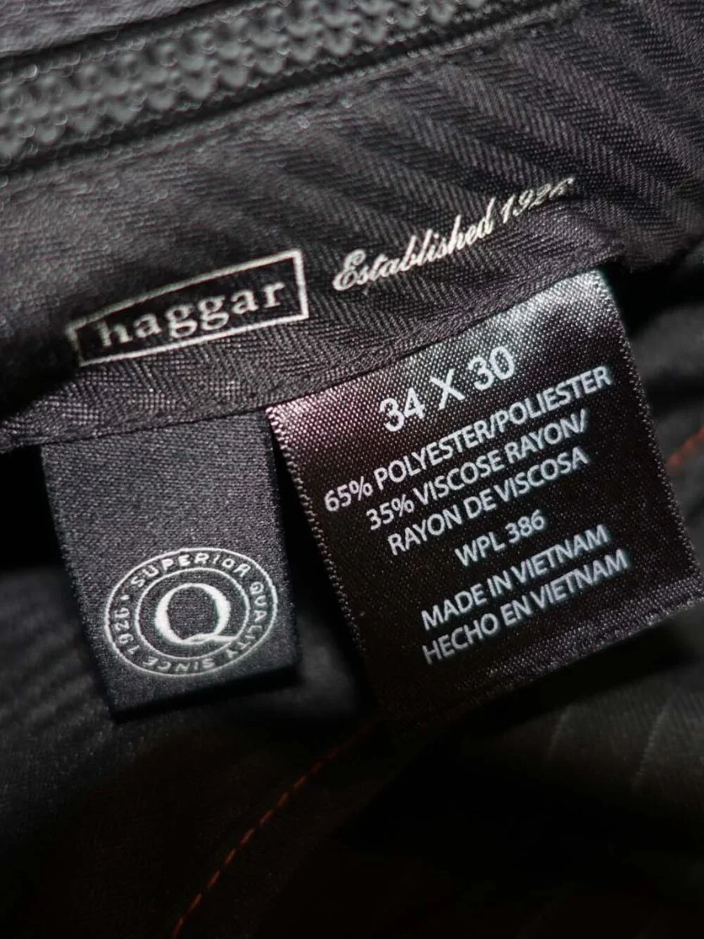 Haggar men pinstripe